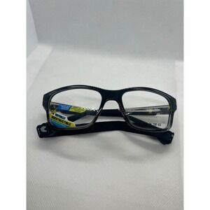 Rec Specs Virtually‎ Indestructible Eyeglasses Z8-Y40 363 Smoke Grey Black
